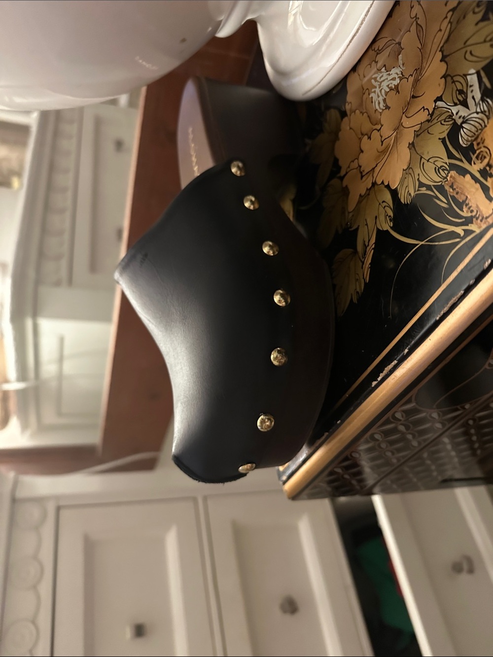 ALOHAS Black Studded Platform Clogs (40) - Picture 5 of 8